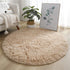 Round Fluffy Plush Carpet for Home Living Room Decor Thick Area Rugs Velvet Floor Mats